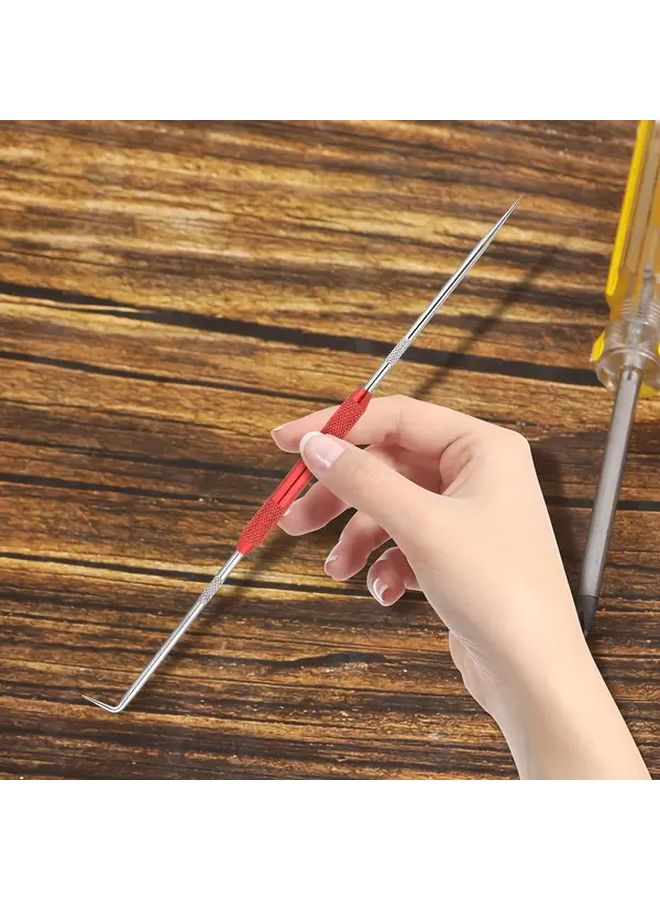 قطعتان مجموعة أدوات الخرام الدقيقة من المعدن، قلم تحديد مزدود الطرف مع خطاف، تحديد بزوايا 45 و 90 درجة - Image 5