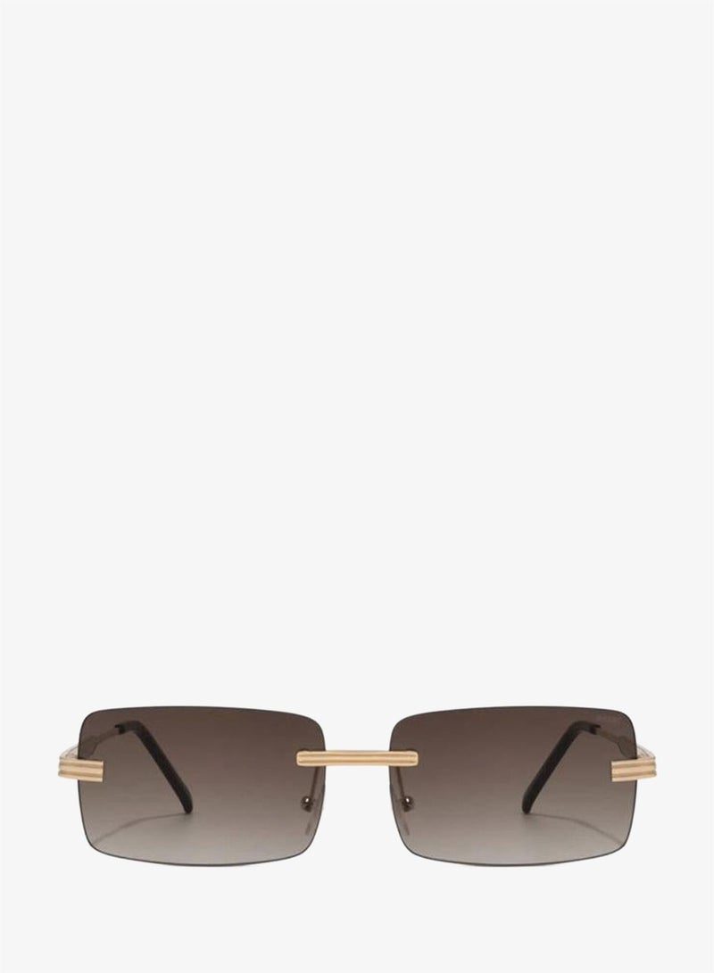 Unisex LUMINOSITY Sunglasses - Lens Size: 58 mm - Gold