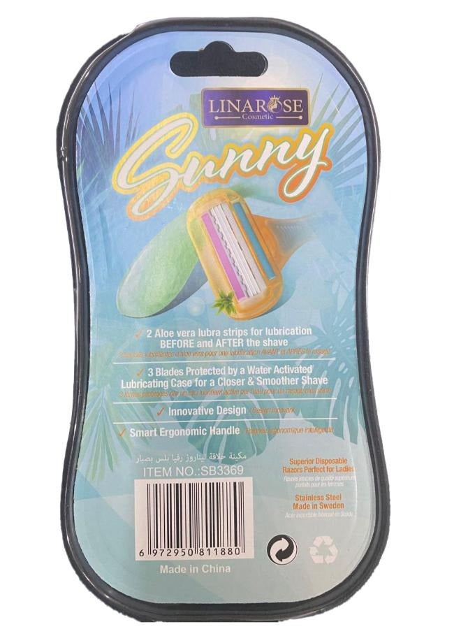 LINAROSE Linaroz rafia plus shaving machine with cactus 3 Razor - Image 2