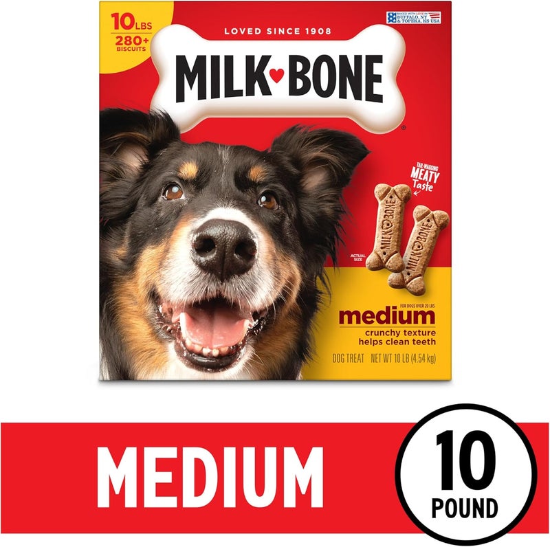 Milk-Bone Original Dog Treats for Medium Dogs, 10-Pound Box - Image 2