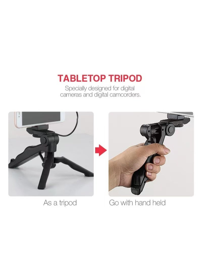 Sisily Fill light-All - in - One Smartphone Video Kit: Tripod, Mic, LED Light for Vlogging - Image 3