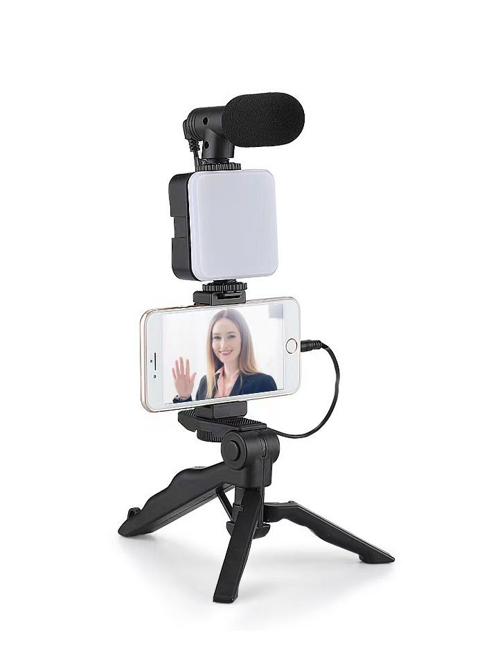 Sisily Fill light-All - in - One Smartphone Video Kit: Tripod, Mic, LED Light for Vlogging - Image 5