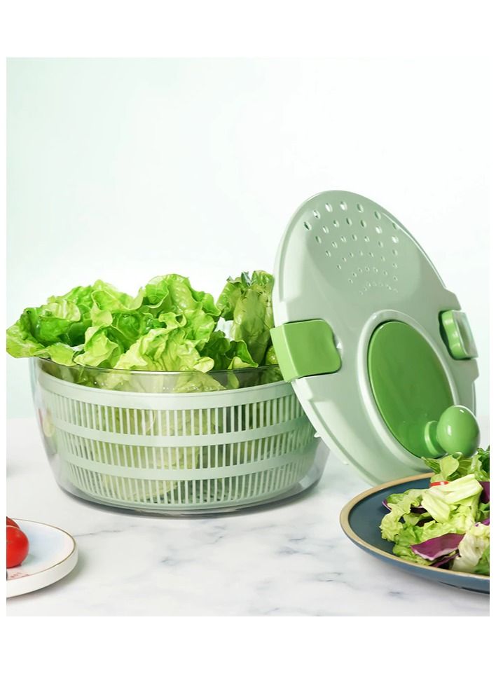 Vegetable Fruit Dehydrator Salad Useful Multifunctional Household Quickly Dryer Basket Shake Plastic Kitchen Tool Spinner  - Image 1
