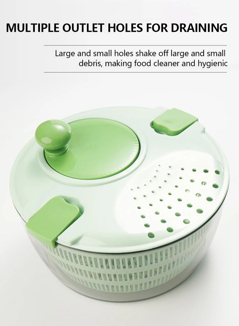 Vegetable Fruit Dehydrator Salad Useful Multifunctional Household Quickly Dryer Basket Shake Plastic Kitchen Tool Spinner  - Image 4
