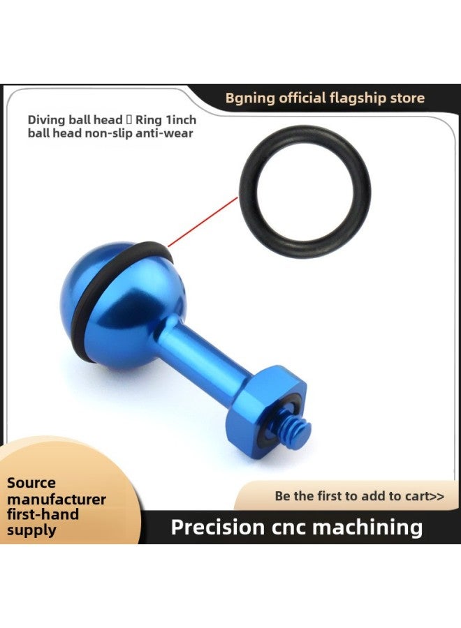 BGNing Diving Ball Head O-ring Lamp Arm O-ring 1 Inch Ball Head Non-slip Anti-wear Sealing EPDM Material-Color:Black 10.  - Image 2