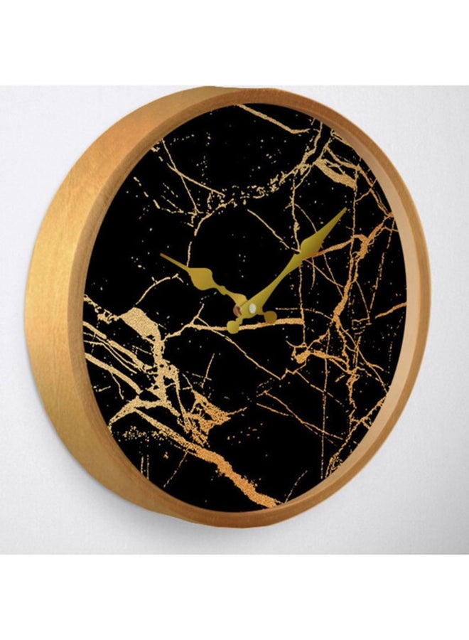 RIZARIES Black Gold Wall Clock - Image 2