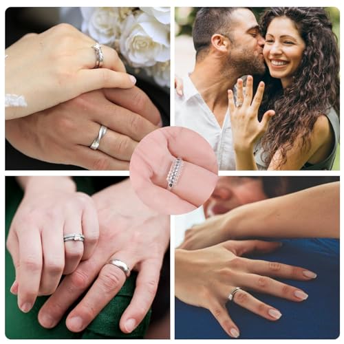 Anpro Ring Sizer Adjusters for Loose Rings - 15-Pack Multiple Styles, Invisible Spacer Guards & Tighteners for Women, Fits Almost Any Ring - Image 5