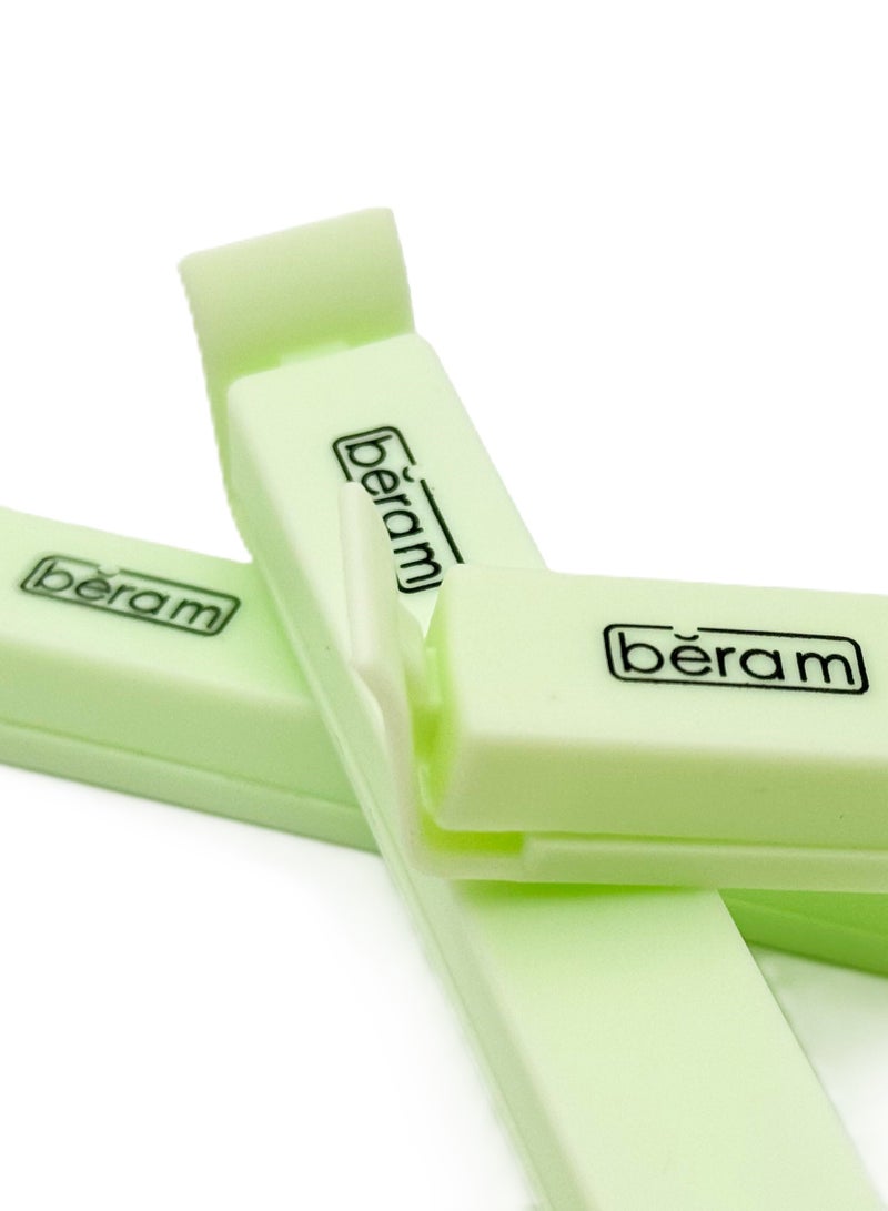 Beram Sealing Clips for Snack Bags, Vacuum Sealers for Packages, Storage for Home and Kitchen, Air Tight Sealing Chip Clips, Aesthetic Kitchen Accessory, Pack of 4, 5 and 10 - Image 2