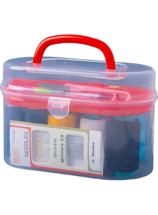 JAJALIN Home Sewing Kit With 7 Thread Spools, Travel Sewing Supplies, Mending Tools, Storage Pouch, Random Color - Image 3