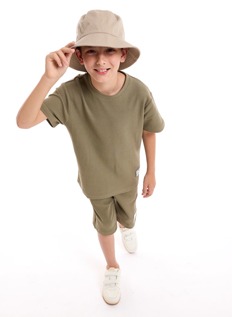 victor and jane Boys 2-Piece Set: T-Shirt & short - Image 4