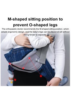 Bebiland Baby Carrier, Portable Ergonomic Baby Sling with Adjustable Comfortable Shoulder Straps, Soft Anti-Slip Toddler Sling for Newborn, Infant up to 50kg (Black)  - Image 5