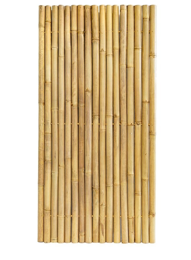Egardenkart Egardenkart® Premium Thick Full Bamboo Fence Panel Natural and Sustainable Outdoor Privacy Screen  - Image 1