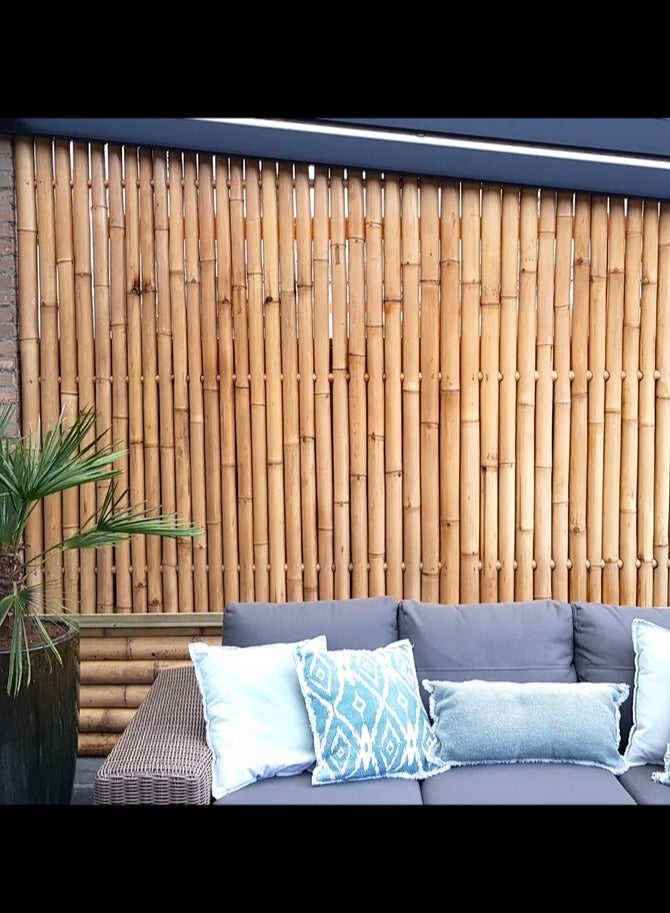 Egardenkart Egardenkart® Premium Thick Full Bamboo Fence Panel Natural and Sustainable Outdoor Privacy Screen  - Image 5