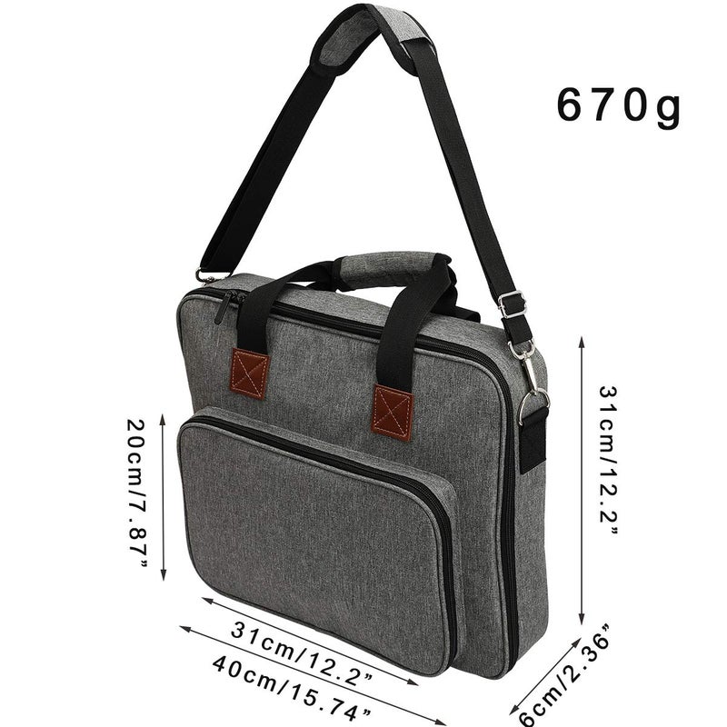 looen Embroidery Project Bag, Embroidery Kits Storage Bag,Multifunctional Bag for Crochet Hooks Embroidery Floss Organizer String Bracelet Kit Sewing Thread Accessories - Image 5