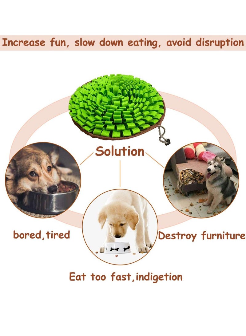 LENND Pet Snuffle Mat for Dogs,Interactive Feed Puzzle for Boredom,Encourages Natural Foraging Skills for Cats Rabbits Dogs Bowl, Dog Treat Dispenser Indoor Outdoor Stress Relief,Travel Portable and Compact - Image 4