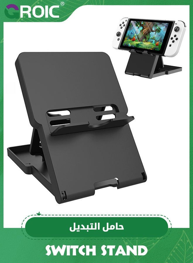 GROIC Stand Compatible with Nintendo Switch, Adjustable Switch Playstand, Foldable Phone Stand for Desk, Compact  Portable Switch Holder Accessories - Image 1