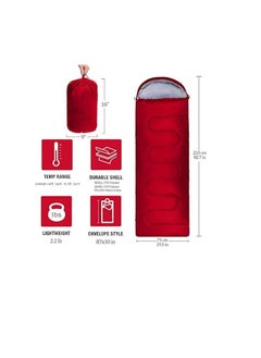 Cool Baby Style Sleeping Bag Lightweight Sleeping Bag Suitable for Kids Adults Cotton Hollow Fill 5-20 Degrees Suitable for Backpacking/Hiking/Nature Trekking/Camping/Mountaineering With Compression Sack  - Image 2