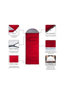 Cool Baby Style Sleeping Bag Lightweight Sleeping Bag Suitable for Kids Adults Cotton Hollow Fill 5-20 Degrees Suitable for Backpacking/Hiking/Nature Trekking/Camping/Mountaineering With Compression Sack  - Image 3