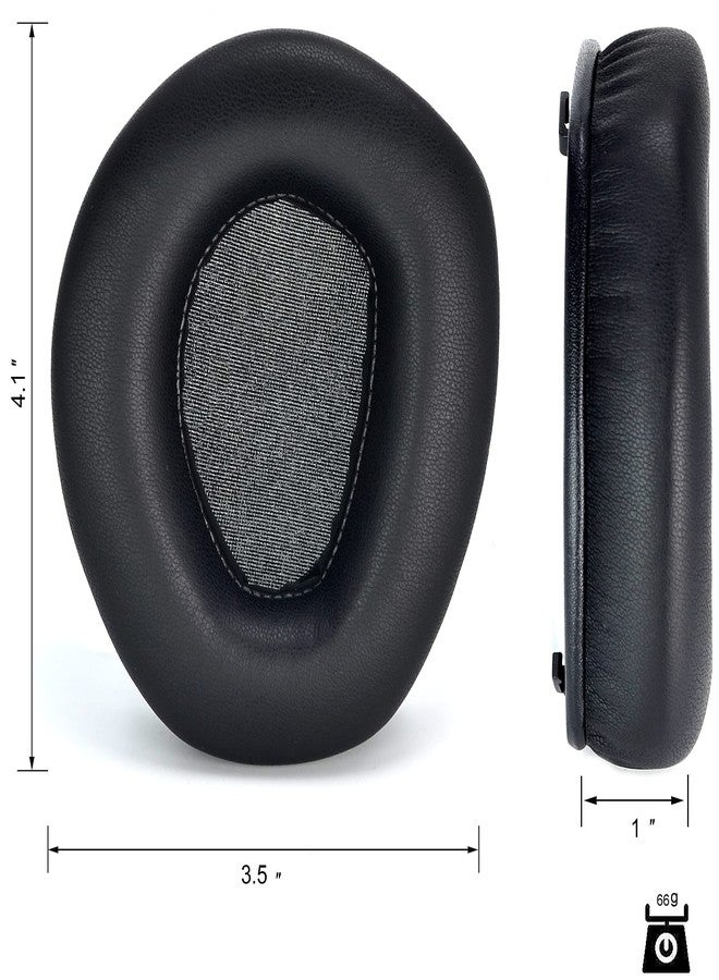 defean RS165 175 185 195 Upgrade Quality Ear Pads Replacement Ear Cushion Foam Compatible with Sennheiser HDR RS165,RS175, RS185,RS195 RF Wireless Headphone,Added Thicknes(Protein Leather) - Image 4
