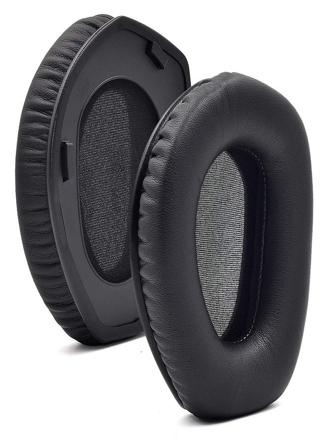 defean RS165 175 185 195 Upgrade Quality Ear Pads Replacement Ear Cushion Foam Compatible with Sennheiser HDR RS165,RS175, RS185,RS195 RF Wireless Headphone,Added Thicknes(Protein Leather) - Image 1