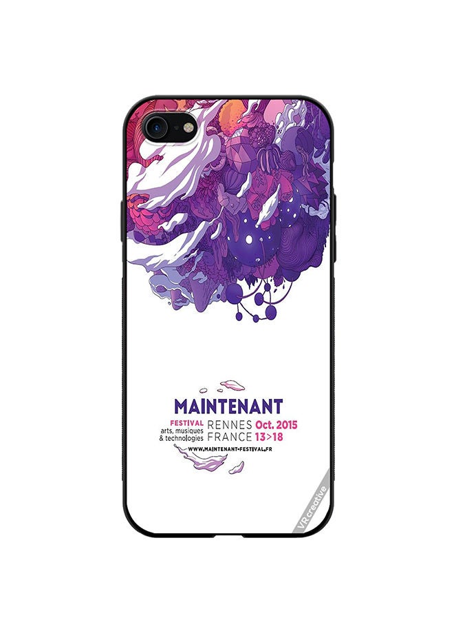 VR CREATIVE Protective Case Cover For Apple iPhone 7/8/SE 2020 Maintenant Festival Modern Event Design Multicolour - Image 1