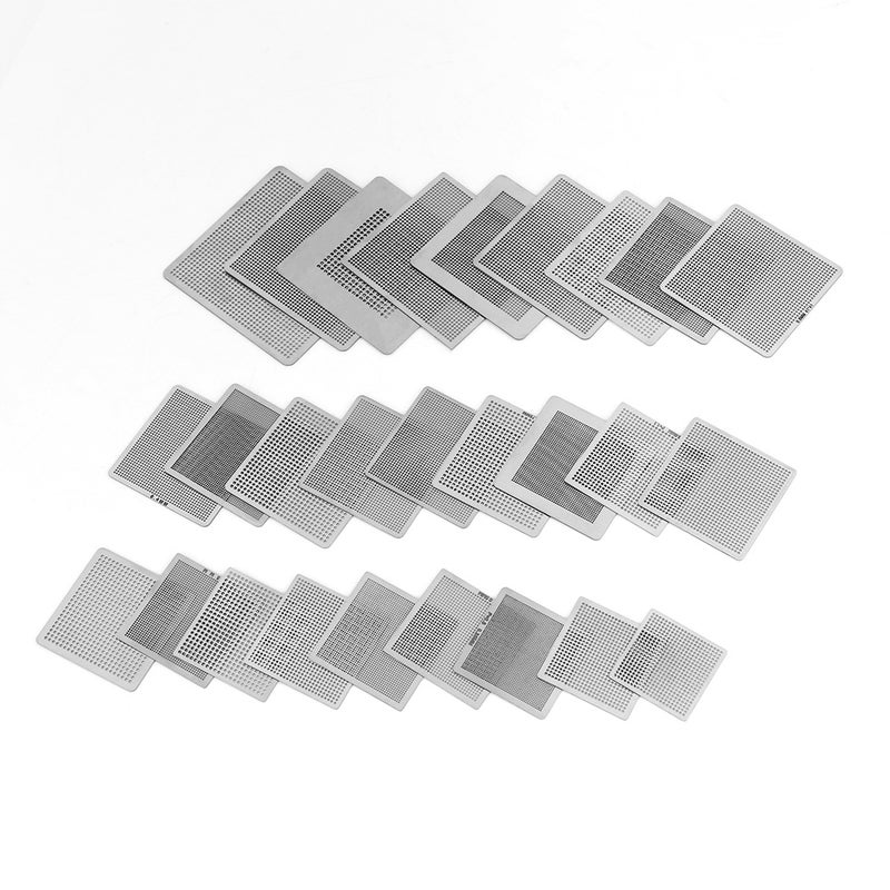 27 قالبًا شبكيًا لاعادة تكوين البوليسربوليدات BGA مباشرة بالتسخين عالمي الاستخدام لملحقات اللحام - Image 3