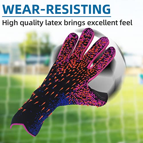 Scott Edward Football Goalkeeper Gloves for Boys Kids Children Adult Soccer Goalkeeper Kit Premium Goalkeeper Gloves Super Grip & Protection Size 6/7/8/9/10 - Image 3