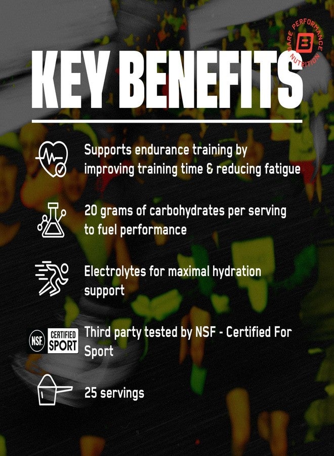 BARE PERFORMANCE NUTRITION, BPN G.1.M Go One More Sport, Endurance Training Fuel, Superior Carbohydrate & Electrolytes Powder Formula, Reduce Fatigue, Lemon Lime, 25 Servings - Image 3