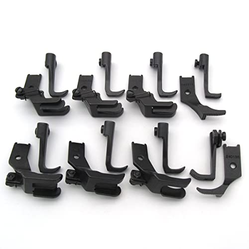 CKPSMS Brand -#KP-WF8 8SET Walking Presser Feet Compatible with/Replacement for JUKI Brand DNU-1541 CONSEW Brand P1206RB Singer Brand 111G Brother Brand B837 Industrial Sewing (KP-WF8) - Image 5