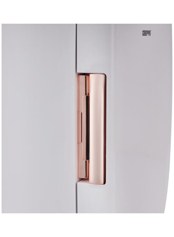 GEEPAS Mini Refrigerator Ideal for Home and Car With Semiconductor Direct Cooling AC/DC Working| Easy to Carry Perfect for Camping, and Picnic 2 Year Warranty 10 L 10 L GRF63052 White,Gold - Image 4