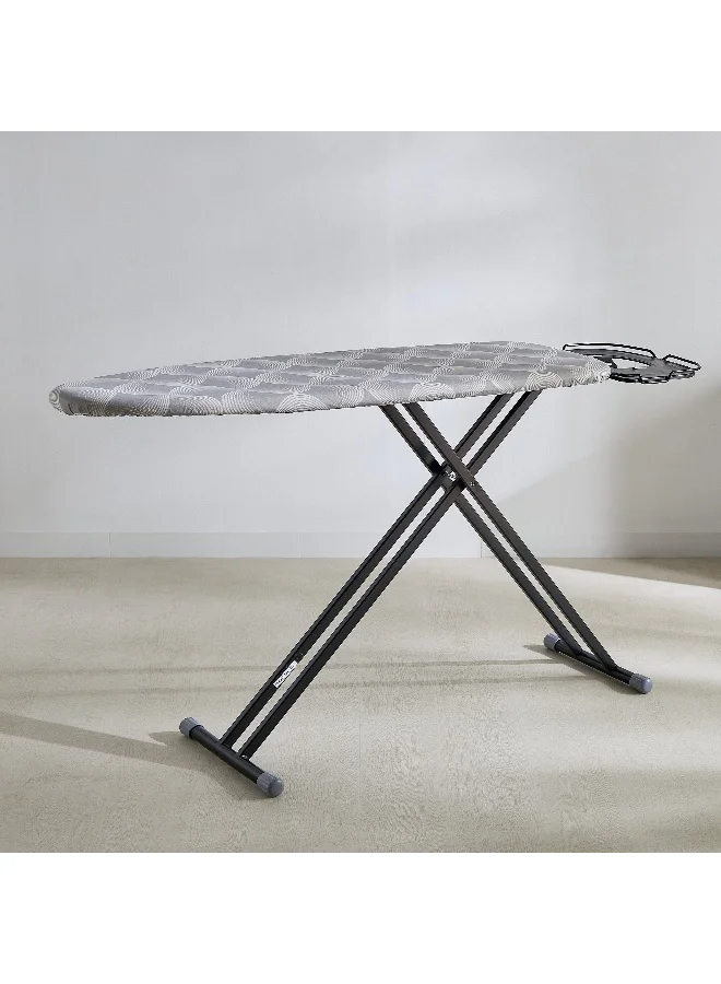 Home Box Prime Mesh Height Adjustable Ironing Board with Jumbo Iron Rest and Sturdy Metal Frame - 135x46 cm