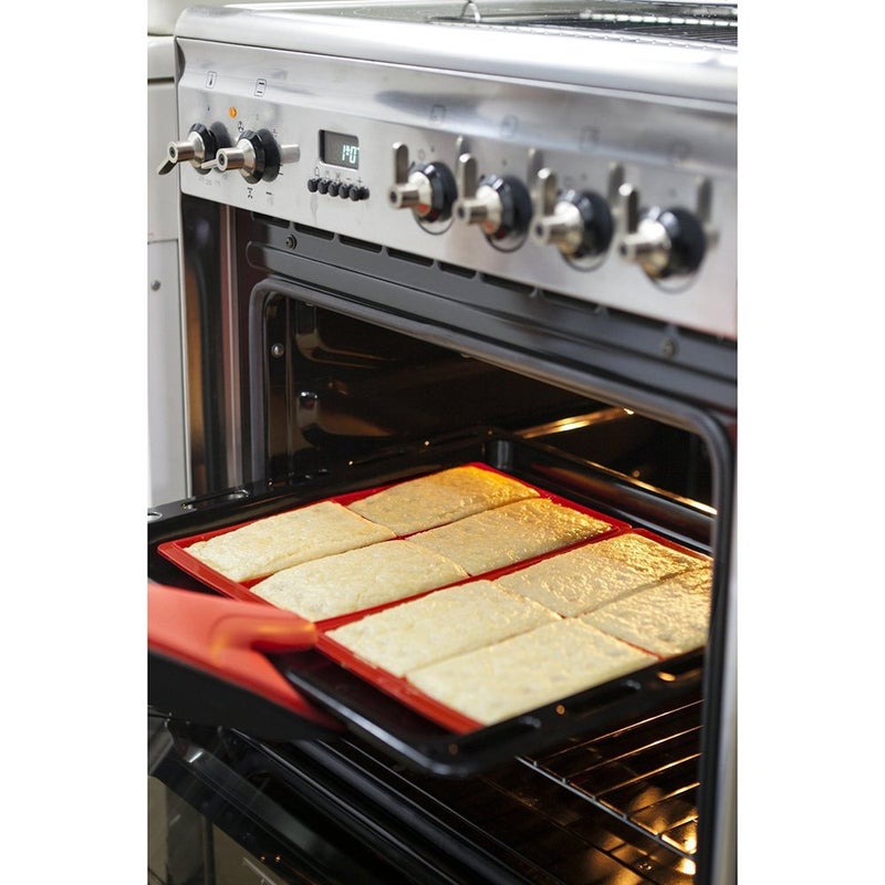 Lekue 0215000R01M017 Silicone Waffle Mold  Red  Set Of 2 - Image 5