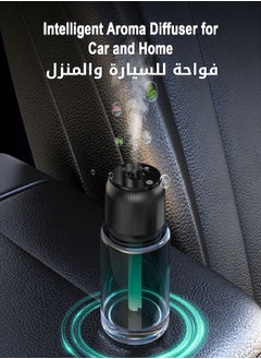 A distinctive car aroma diffuser with a capacity of 160 ml refillable with red star lighting to create a special atmosphere