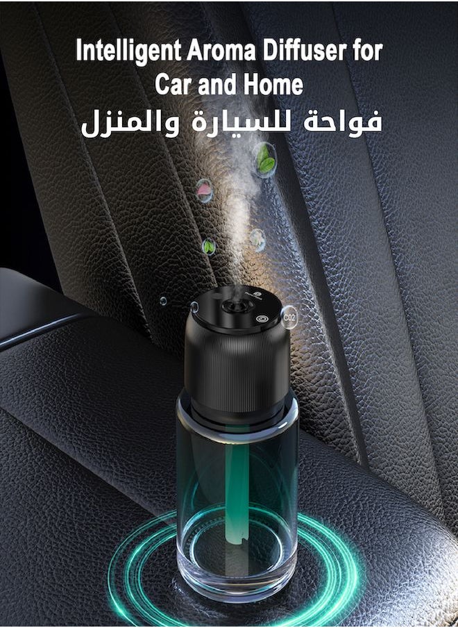Phone Planet - A distinctive car aroma diffuser with a capacity of 160 ml refillable with red star lighting to create a special atmosphere - Image 1