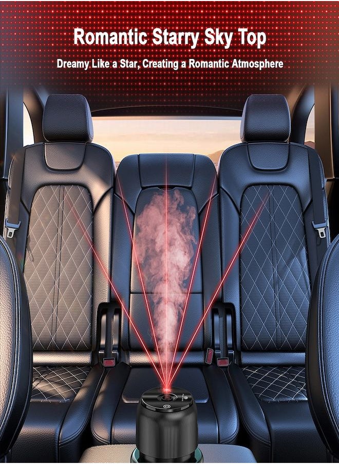 Phone Planet - A distinctive car aroma diffuser with a capacity of 160 ml refillable with red star lighting to create a special atmosphere - Image 1