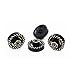 Treal Brass Extended Wheel Spacers 4p 5mm Axle Counter Weight Type B for Axial SCX24 Deadbolt C10 Gladiator Bronco Black - Image 2