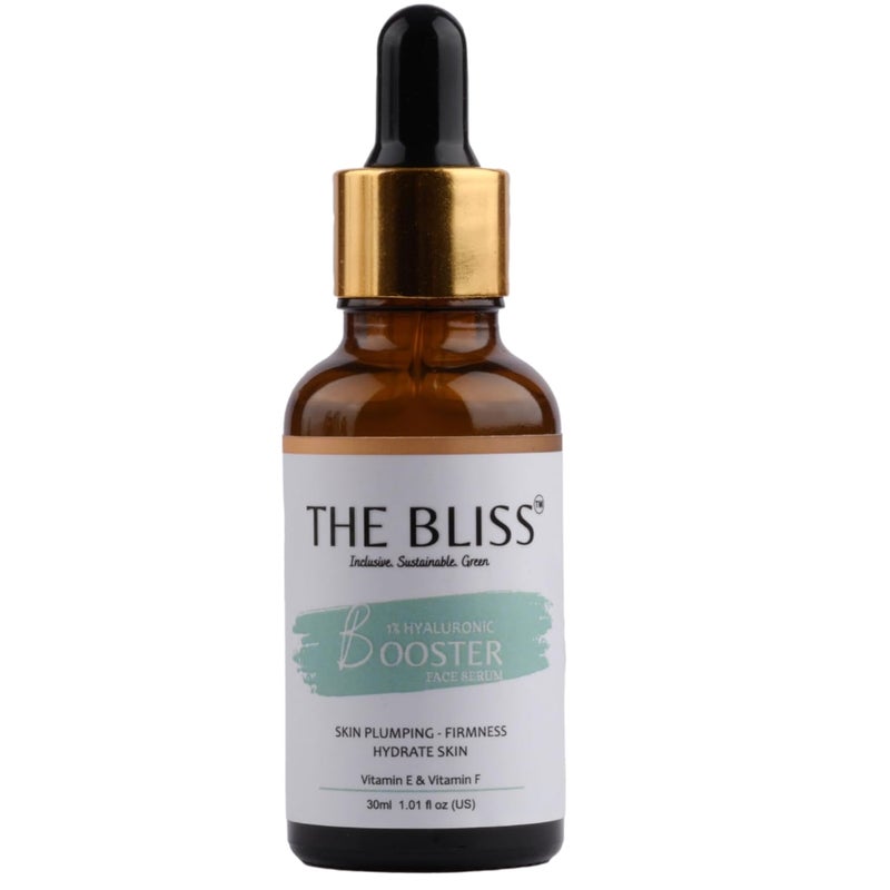 The Bliss The Bliss 1 Hyaluronic Serum Plantbased for Intense Hyration Glowing Skin Fine lines Daily Hydrating Face Serum for Women Men with Dry Normal Oily Skin 30ml  - Image 1