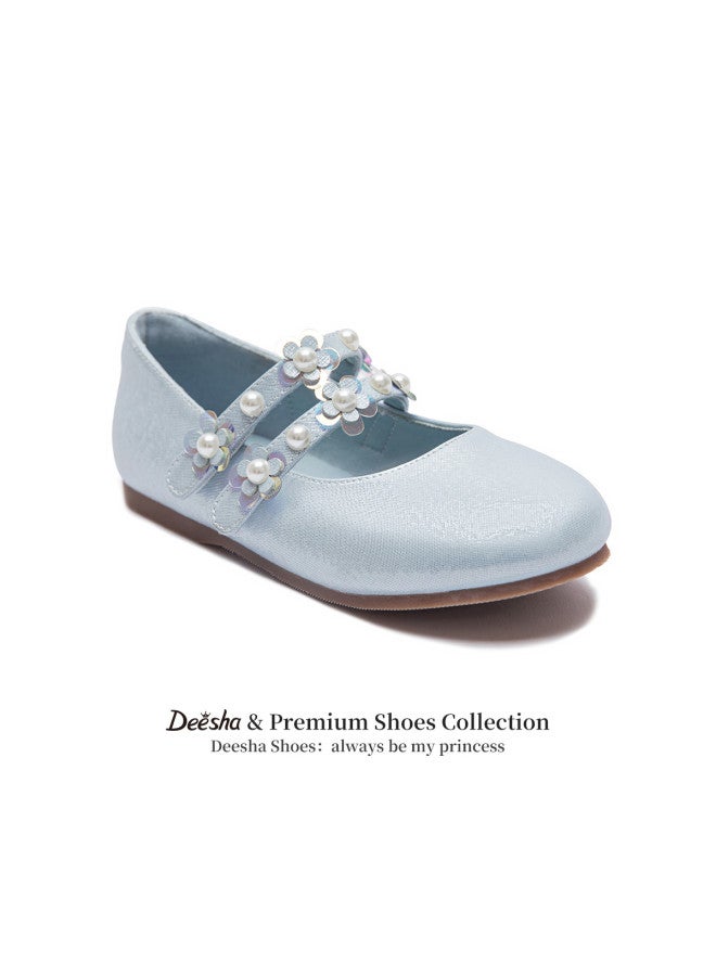DEESHA New Arrival】exquisite Crystal Princess Shoes, 2025 New Spring/autumn Girls' School Performance Elegant Dance Shoes - Image 3