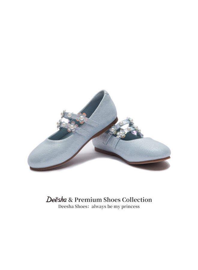DEESHA New Arrival】exquisite Crystal Princess Shoes, 2025 New Spring/autumn Girls' School Performance Elegant Dance Shoes - Image 4
