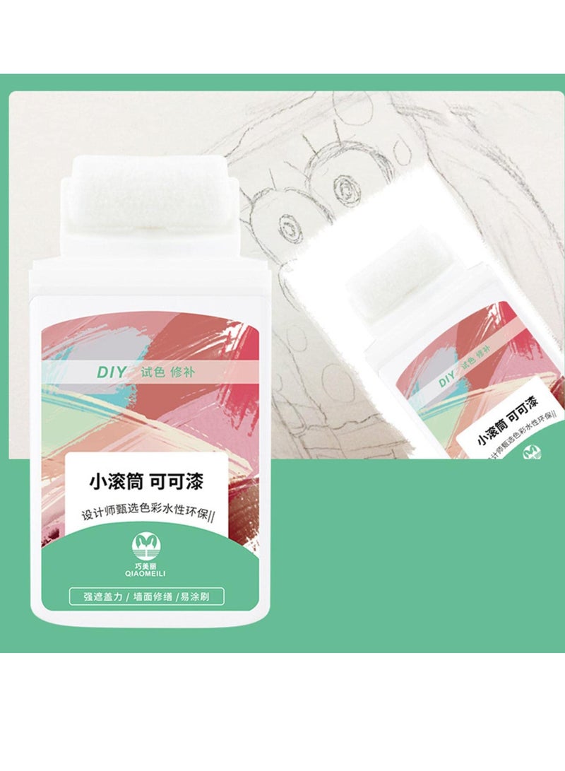 SYOSI Wall Repair Rolling Brush Small Paint Roller Brush, Waterproof Wall Repair Tool, Repair Paste Roller For Wall, Small Rolling Brush Wall Paint Brush For DIY (100ml) - Image 3