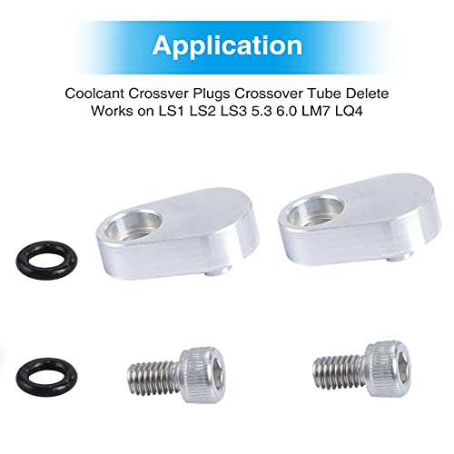 Pilida 551693 LS Engine DBC DBW Gen 3 Gen 4 Throttle Body Bypass Cylinder Head Coolant Steam Port Plate Set LSX LS1 LS3 LS2 LQ4 LQ9 LS6 L92 L99 L33 LR4 LM7 - Image 4