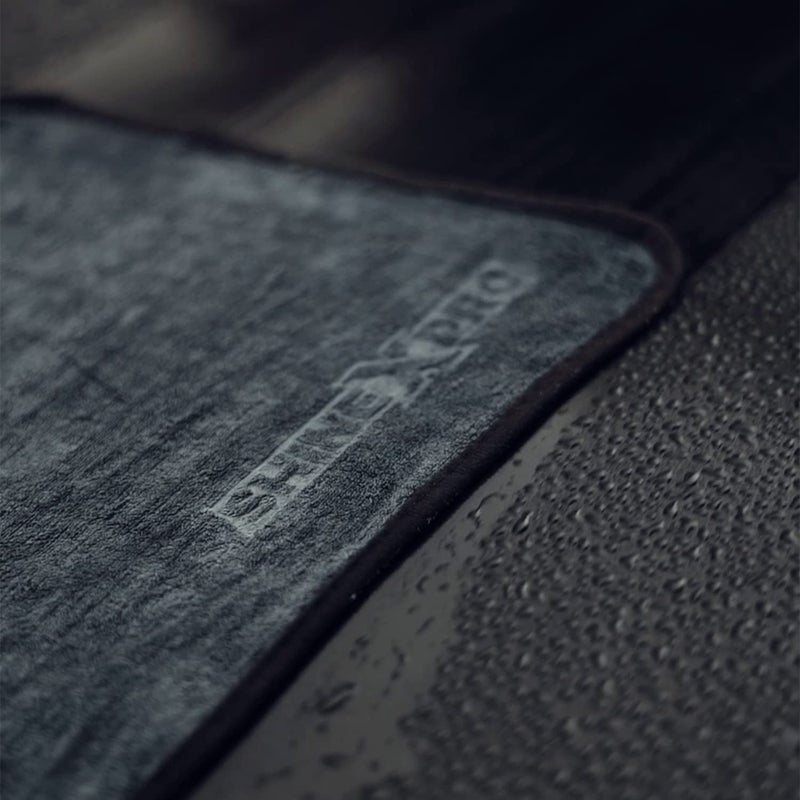 ShineXPro Microfiber Car Cleaning Cloth - OG Soft 500 GSM Extra Large (35x75 CM) Microfiber Cloth for Car and Bike - Suede Edging for Scratchless Drying and Detailing (Pack of 4, Grey) - Image 5