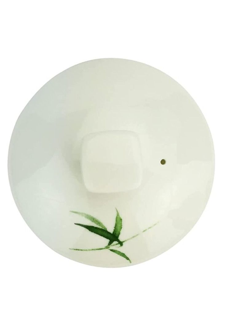 تيلاند كوب خزفي من البامبو آمن للغسل في الميكروويف وغسالة الأطباق مع غطاء وفلتر شاي للشاي ذو الأوراق السائبة ، مثالي للقهوة والإسبريسو والكابتشينو والشاي (0.2 لتر) - Image 3