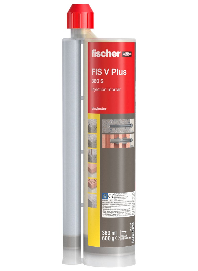 Fischer Fischer Injection Mortar FIS V Plus 360 S – High-Performance Universal Injection Mortar - Image 1