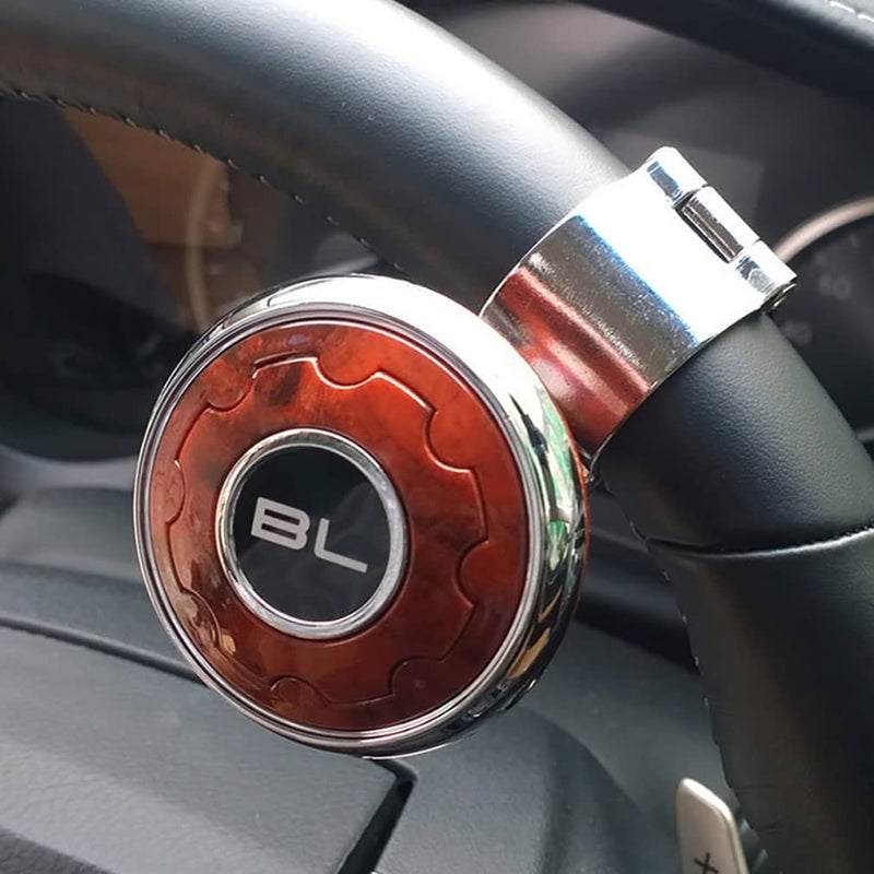 Ostin Universal Car Steering Wheel Spinner Knob, Power Handle Ball Booster Spinner Knob, Car Steering Wheel Assist Knob Steering Handle Ball Steering (BL- Brown) - Image 4
