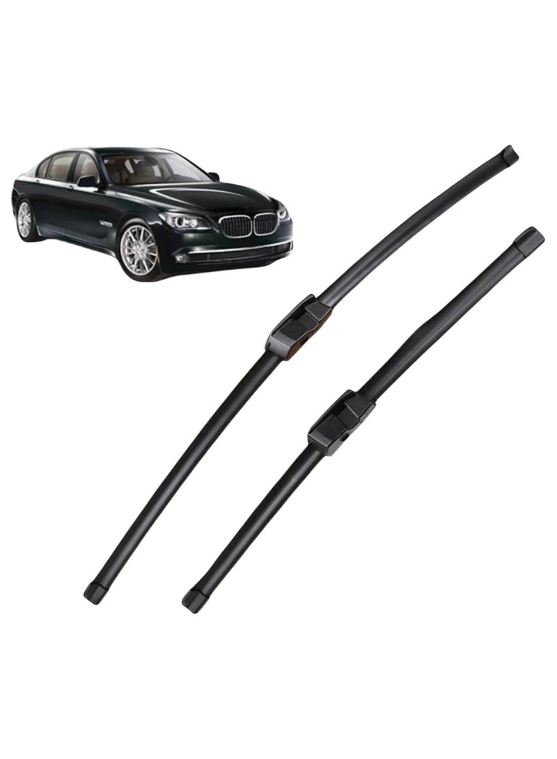 Elshafey Windshield Wipers Front Wiper Blades For BMW 7 Series F01 F02 F03 F04 model 2008-2015 26"+18" Car Windshield Wipers - Image 1
