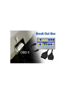 Generic Automobile Protocol Detector, OBD2 Breakout Box, OBDII Multifunctional OBD Pin Connection Detector, Breakout Box for Car & Trucks  - Image 4