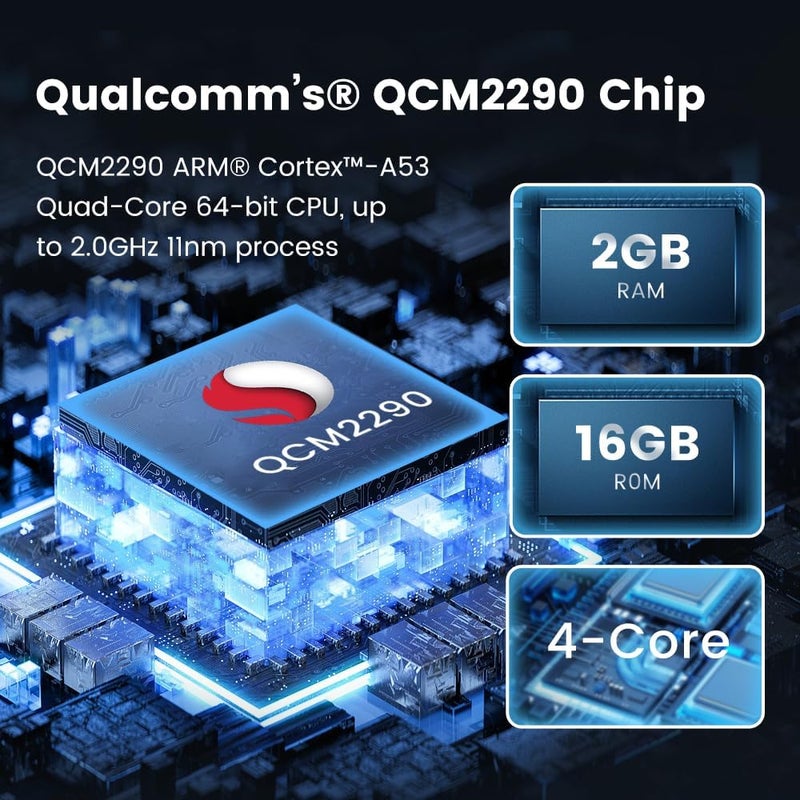 كار لينكيت كارلينكيت صندوق أندرويد AI الأساسي، 2 جيجابايت + 16 جيجابايت، معالج Qualcomm Snapdragon 2290 رباعي النواة، ثلاثة في واحد: أندرويد 11.0 وCarPlay اللاسلكي وAndroid Auto اللاسلكي - Image 4