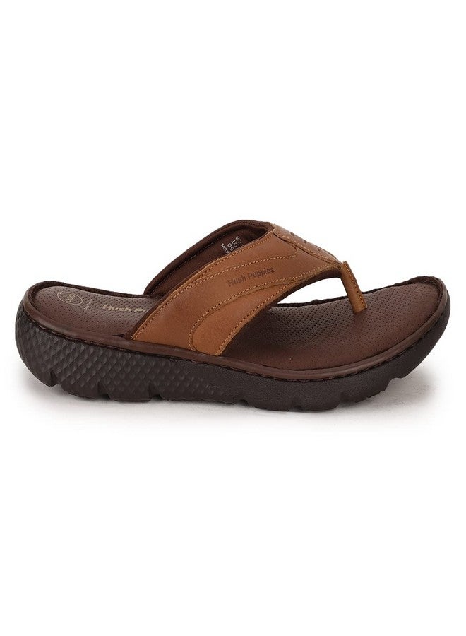 Hush Puppies Men's Douglas Slipper Thong (8743728_Light Brown_7 Uk) - Image 2