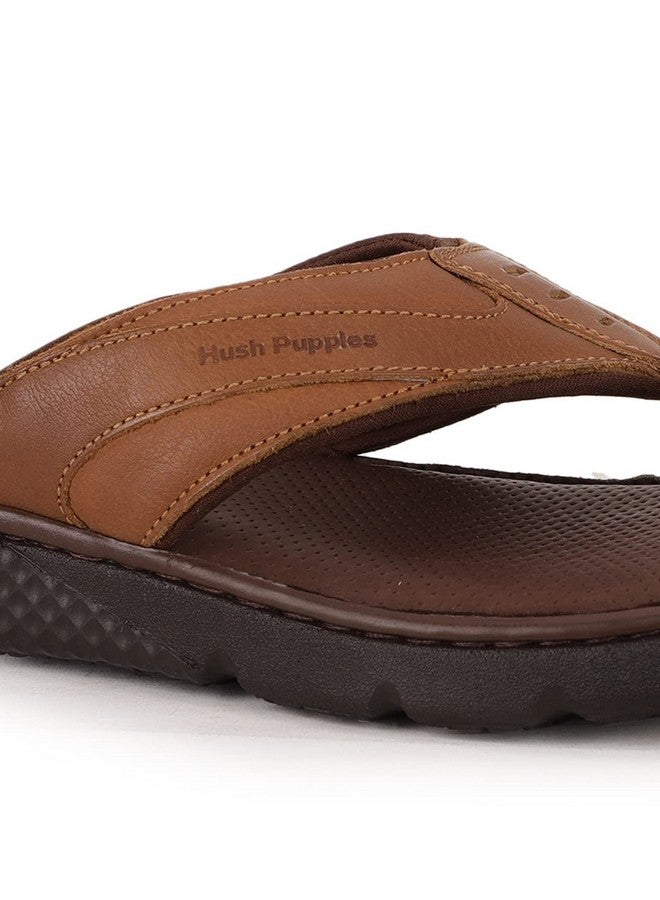 Hush Puppies Men's Douglas Slipper Thong (8743728_Light Brown_7 Uk) - Image 5